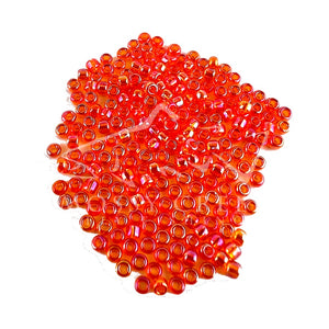 Tyers Beads Irr Caddis Orange