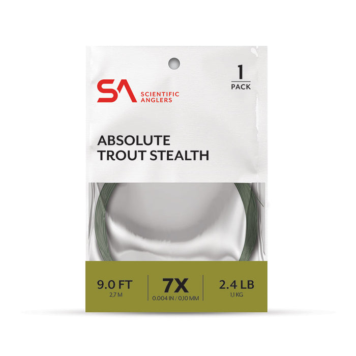 Scientific Angler Absolute Trout Stealth 7.5' Leader 1-Pack