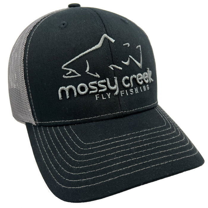 Mossy Creek Logo Trucker Black/Charcoal