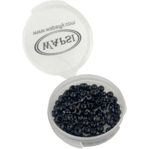 Brass Cyclops Bead Head Black 100 Pack
