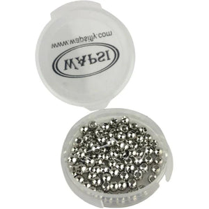 Brass Cyclops Bead Head Nickel 100 Pack