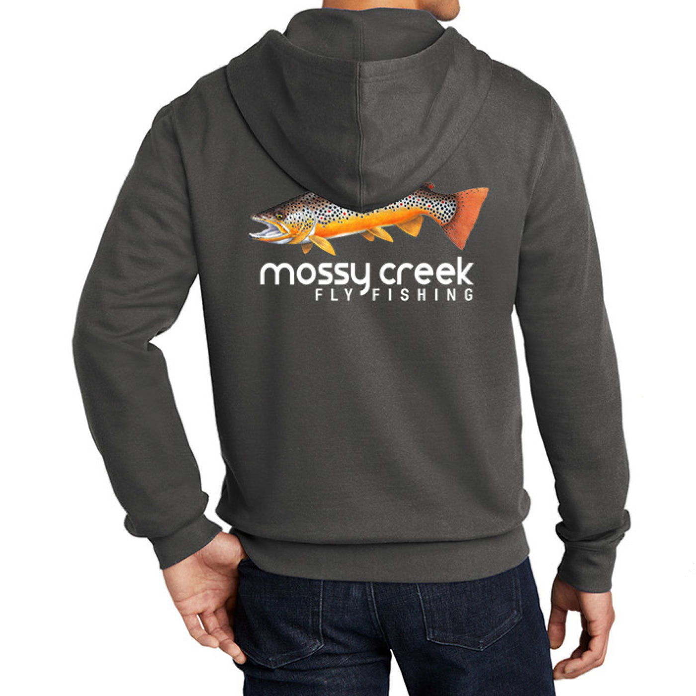 New Mossy Creek Zip Hoody Charcoal XXXL