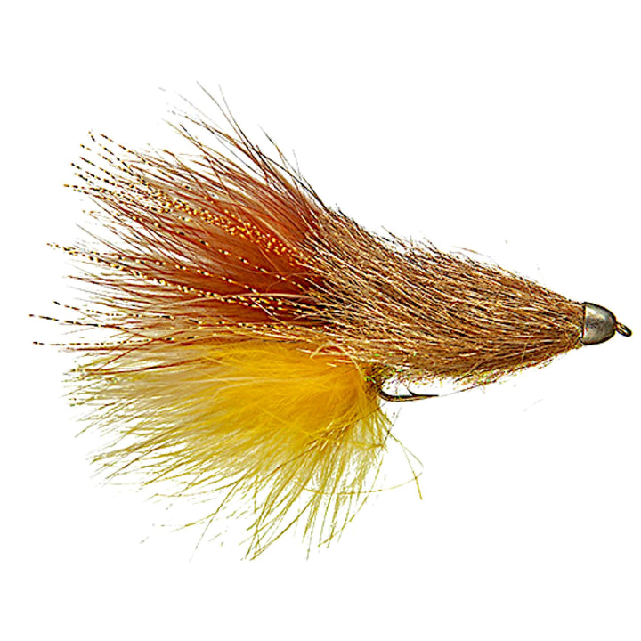 Coffey's Conehead Sparkle Minnow Brownie, streamer