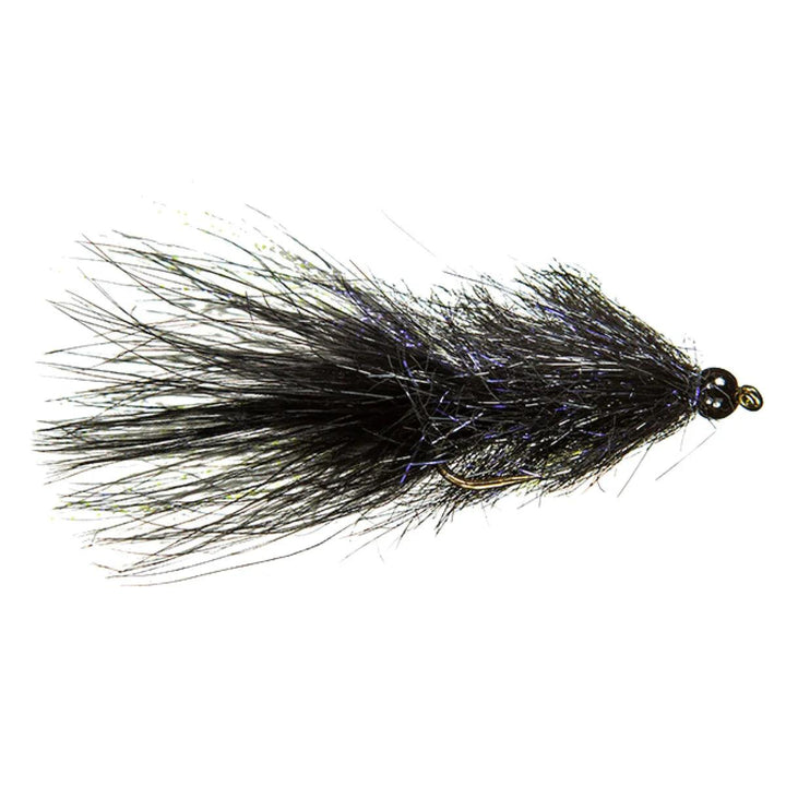 Coffey's Sparkle Minnow Black Light, streamer