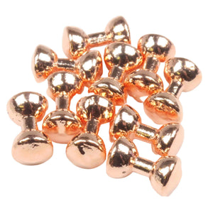Copper Plated Lead Dumbbell Eyes, copper-plated lead