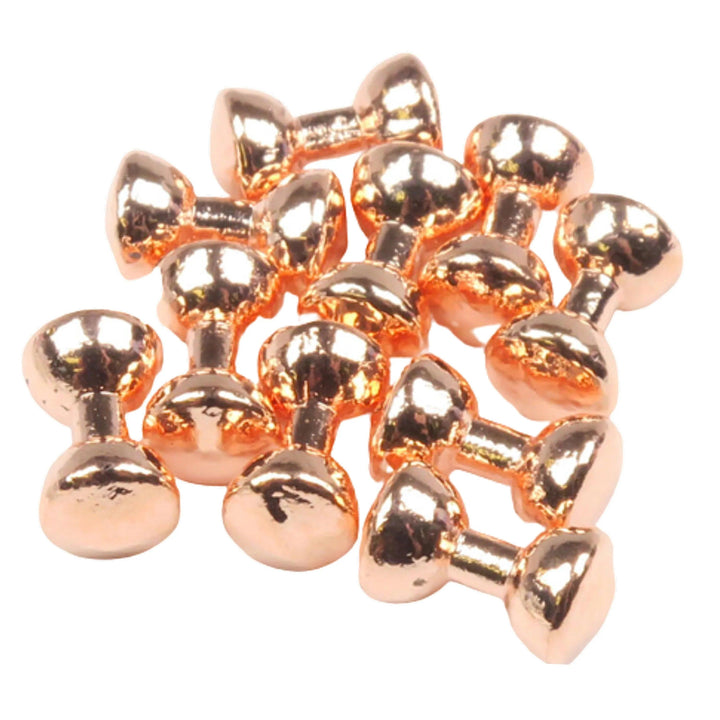 Copper Plated Lead Dumbbell Eyes, copper-plated lead