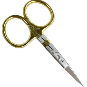 Dr. Slick 4" All Purpose Scissor, 4 inch scissor, gold loops, serrated blade