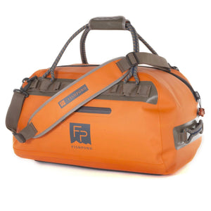 Fishpond Thunderhead Submersible Duffel in Cutthroat Orange, front view