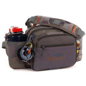 Fishpond Waterdance Pro Guide Pack front view, loaded