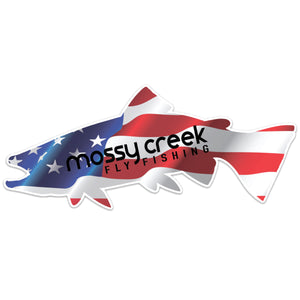 Mossy Creek Flag Sticker 9" - Mossy Creek Fly Fishing