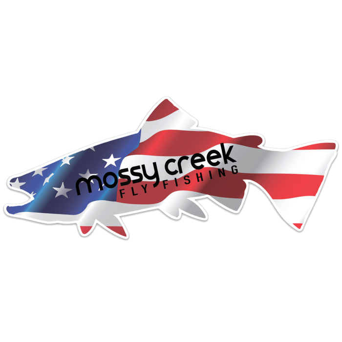 Mossy Creek Flag Sticker 9"
