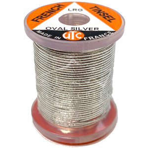 UTC French Oval Tinsel Silver - Mossy Creek Fly Fishing