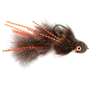 Fulling Mill Bank Robber Sculpin Gray, articulated sculpin streamer
