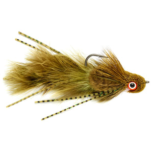 Fulling Mill Bank Robber Sculpin Olive, articulated sculpin streamer