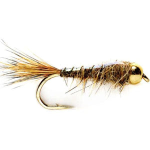 Fulling Mill BH Flashback Hare's Ear Nymph, bead head flashback hare's ear nymph