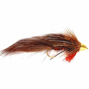 Fulling Mill Bunny Muddler Conehead Brown, conehead bunny muddler streamer