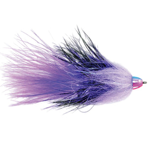 Fulling Mill Complex Twist Bugger Purple, conehead bugger streamer