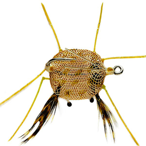 Fulling Mill Flexo Crab Olive, translucent crab fly