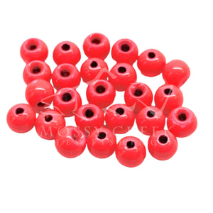 Fulling Mill fluorescent pink painted tungsten beads