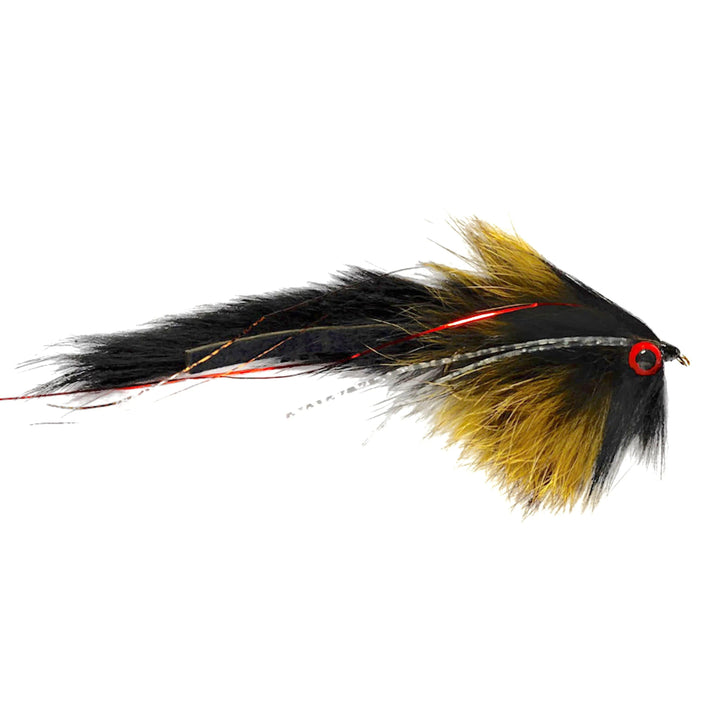 Fulling Mill Hawkins' Triple Double Leech, rabbit zonker streamer