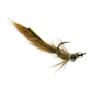Fulling Mill Headstand Olive, carp fly on a curved hook