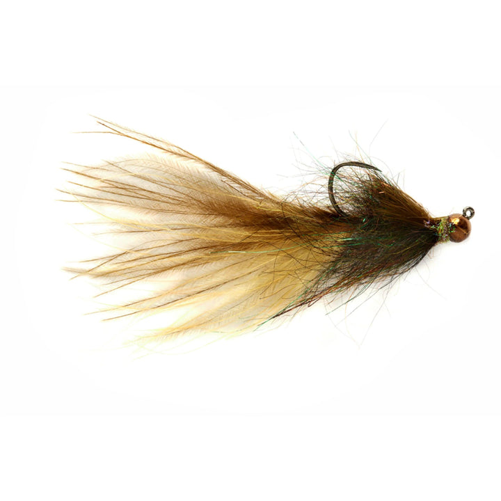 Fulling Mill Jig Sculpin Olive, weighted jig sculpin streamer