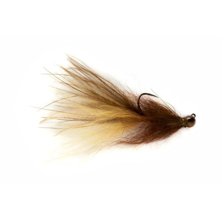 Fulling Mill Jig Sculpin Tan, weighted jig sculpin streamer