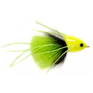 Fulling Mill Sneaky Pete Chartreuse, topwater popper