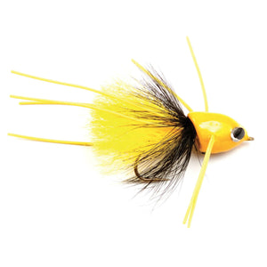 Fulling Mill Sneaky Pete Yellow, topwater popper