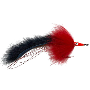 Fulling Mill Tarpon Bunny Black Death, rabbit strip tarpon fly