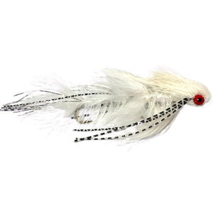 Galloup's Articulated Dungeon White, articulated streamer