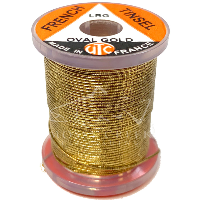 UTC French Oval Tinsel Gold