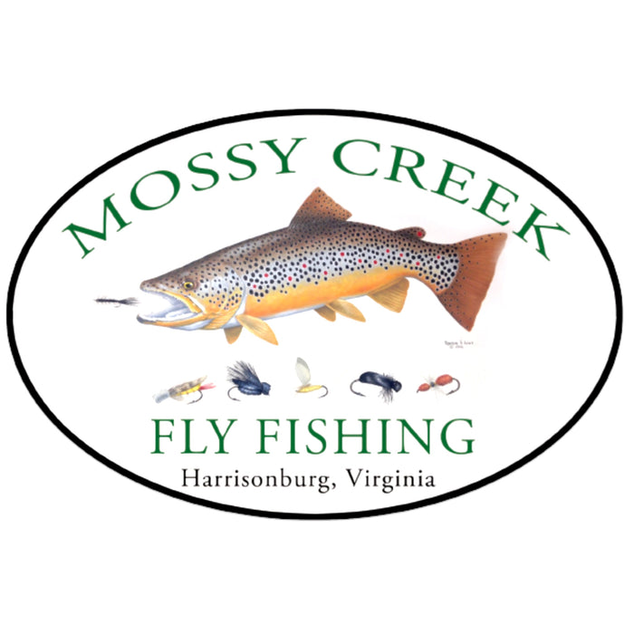 Mossy Creek Logo Oval Sticker