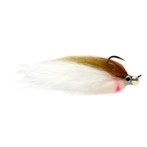 Jiggy Fat Minnow Olive White - Mossy Creek Fly Fishing