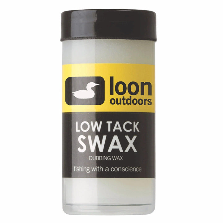 Loon Low Tack Swax, low tack dubbing wax in a push-up tube, 1 oz
