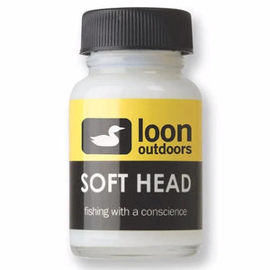 Loon Soft Head, thick flexible water-based head cement, 1 oz with brush