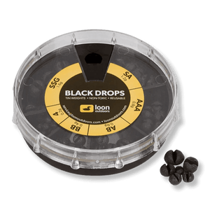 Loon Tin Drops 6 Division, 6 division twist dispenser of non-toxic tin split shot