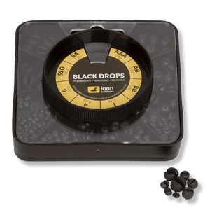 Loon Tin Drops 8 Division Tin Weights, 8 division twist dispenser of non-toxic tin split shot