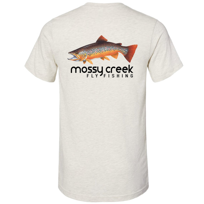 Mossy Creek SS Tee Heather Prism Natural