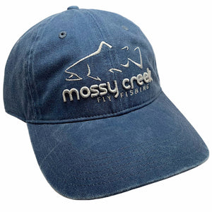 New Mossy Creek 6 Panel Hat Navy - Mossy Creek Fly Fishing