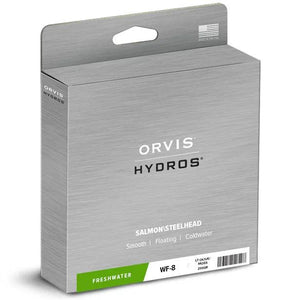 Orvis Hydros Salmon/Steelhead fly line box, silver packaging