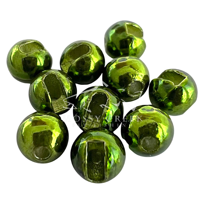 Radiant Slotted Tungsten Bead Olive