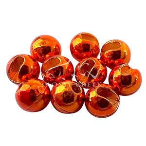 Radiant Slotted Tungsten Bead Orange - Mossy Creek Fly Fishing