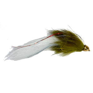 Hawkin's Little Rascal Olive White - Mossy Creek Fly Fishing
