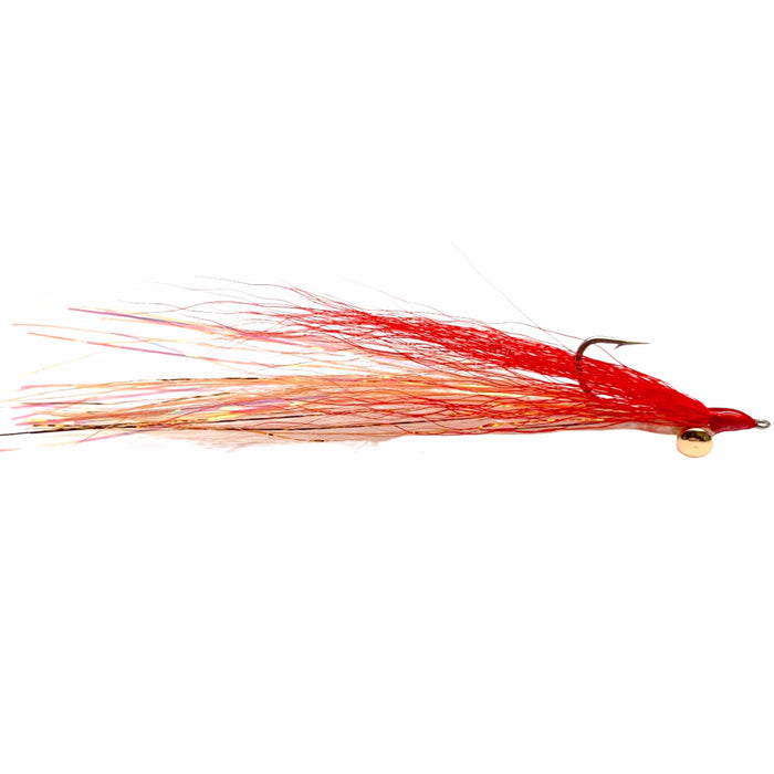 Clouser Minnow Red Over White