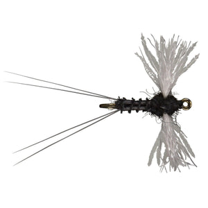 RIO CDC Spinner Trico Black, spent spinner with CDC wings