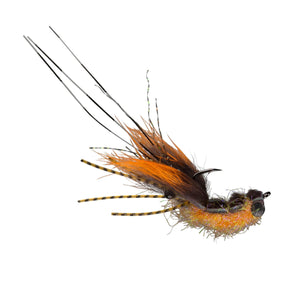 RIO Cray Cray Black Orange, crayfish fly with claws