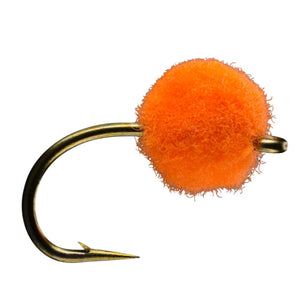 RIO Glow Yarn Egg Orange, yarn egg fly