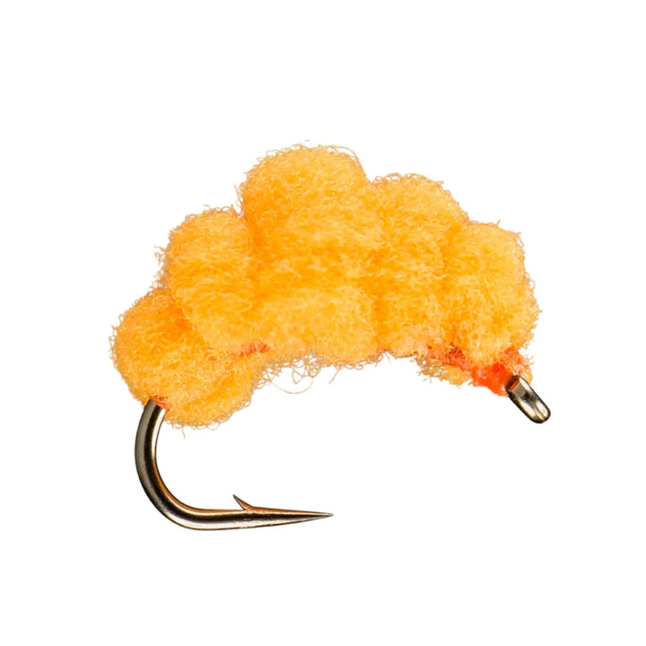 RIO Micro Spawn Steelhead Orange, micro egg fly