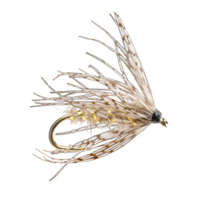 RIO Partridge Soft Hackle Hare's Ear nymph with dubbed body and partridge hackle collar